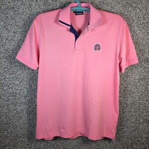 Maceoo Lion Polo Mens 2XL Mozart Short Sleeve Shirt Embroidered Lion Preppy